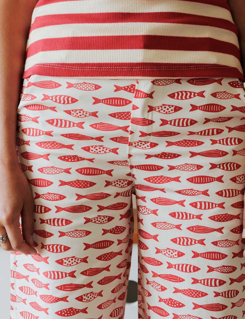Pantalon écru Elio