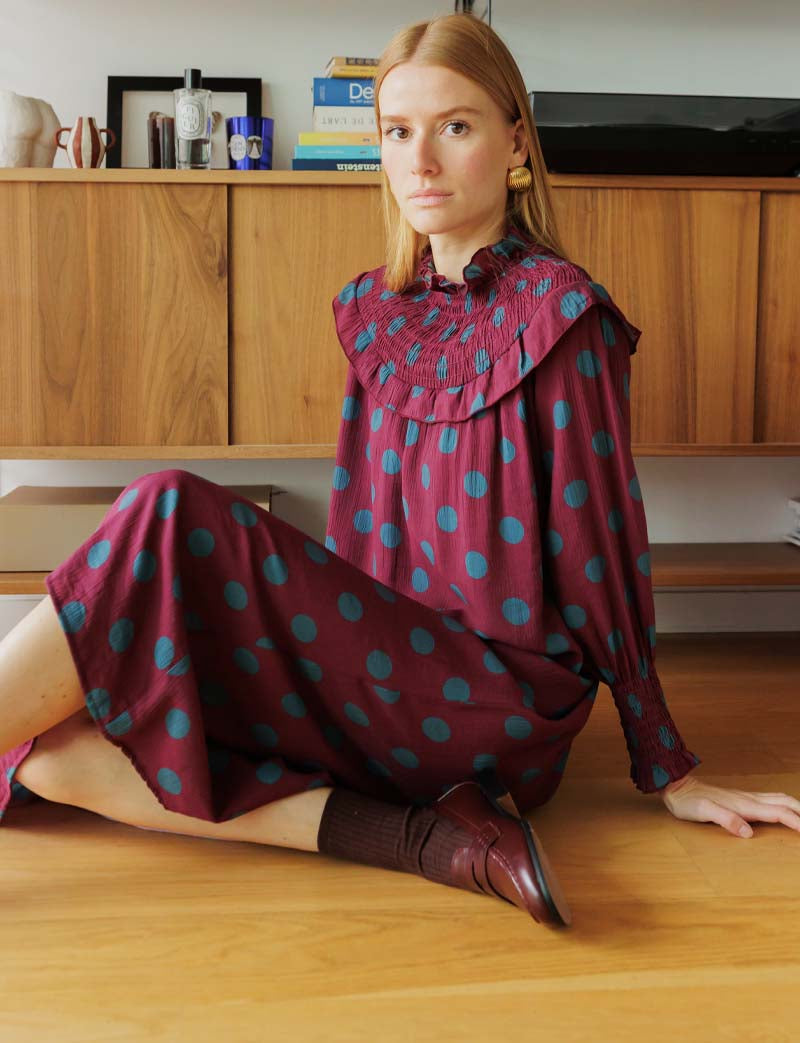 Robe à pois Dassy