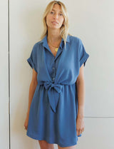 Vintage blue Soltan dress