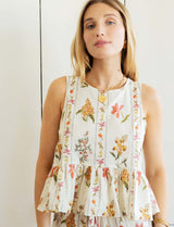 Ecru Top & Jonas Flowers