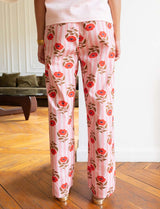 Pink striped and floral Niko pants