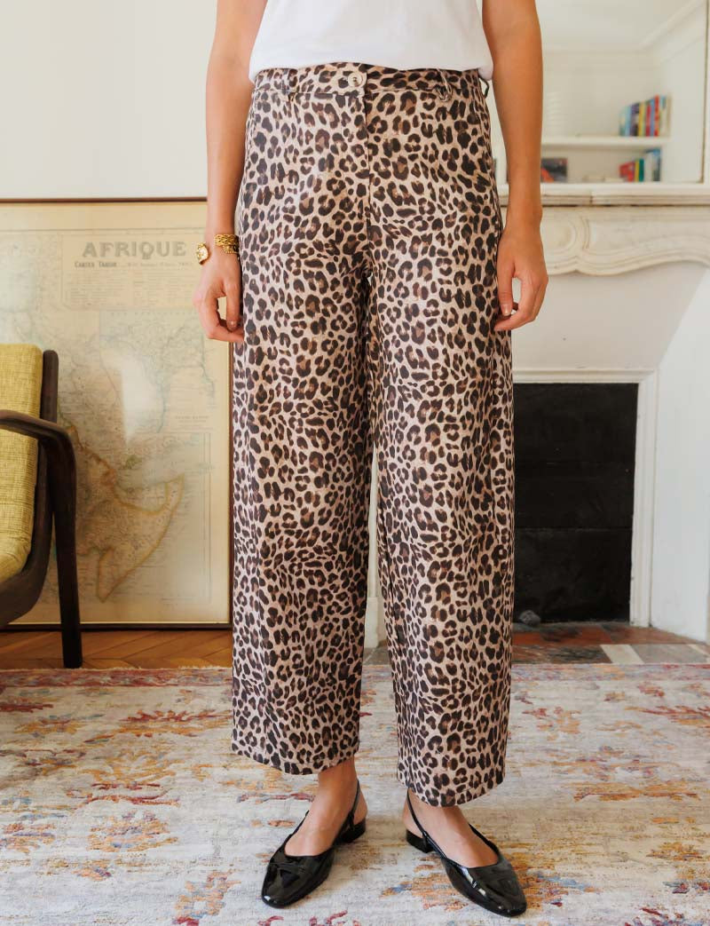 Jeans de leopardo Barel