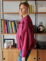 Chaqueta burdeos Virgile