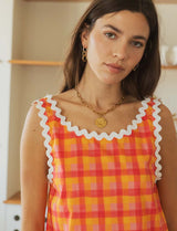 Robe vichy multi Calia