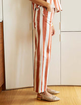 Terracotta striped jeans Jony