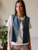 Jupe céladon & blush Moki