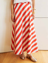 Red striped skirt Yvelle