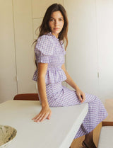Lilac Vichy Top Paloma