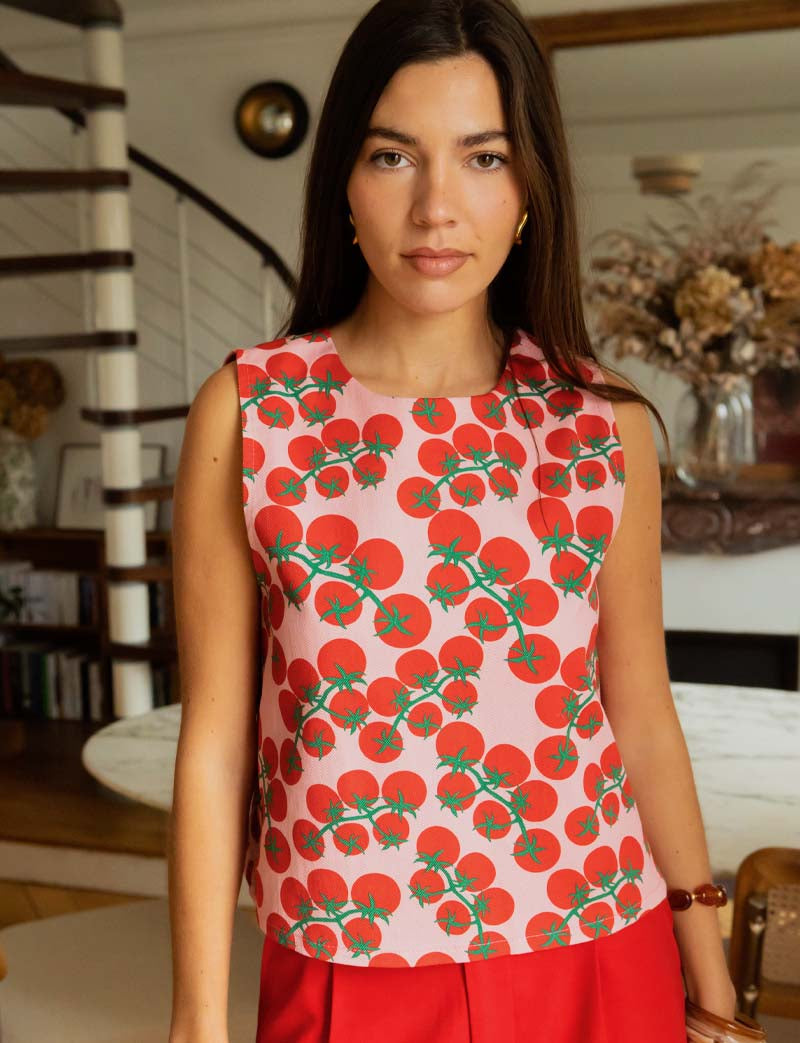 Top rose & tomates Lezy