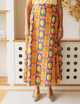 Yvelle citrus skirt
