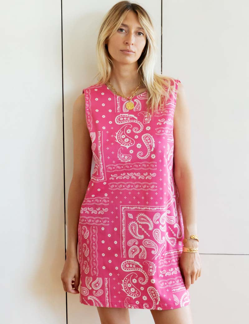 Pink Bandana Dress Safia