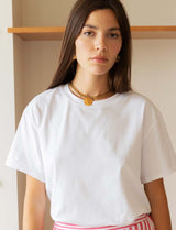 Camiseta blanca Sweet Peach