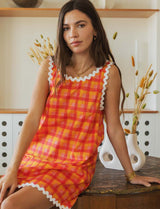 Robe vichy multi Calia