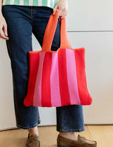 Red, pink & orange bag