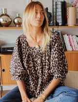 Blusa de leopardo Tizia