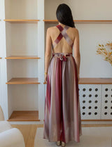 Robe bordeaux Diara