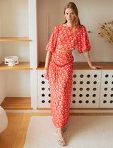 Blouse corail Cilla