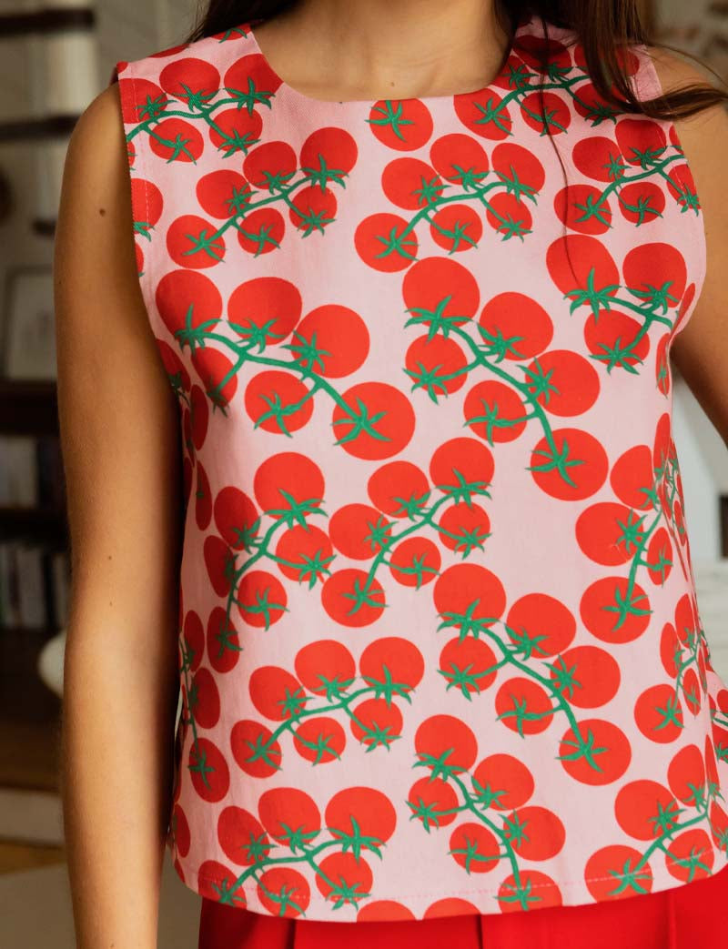 Top rose & tomates Lezy