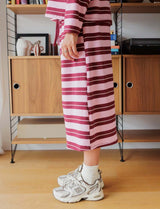 Pink & burgundy Yago skirt