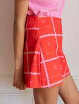 Jupe short rouge Jara