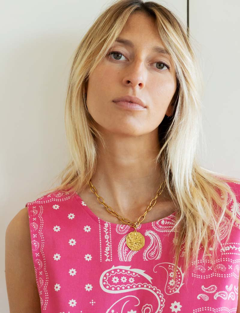 Pink Bandana Dress Safia