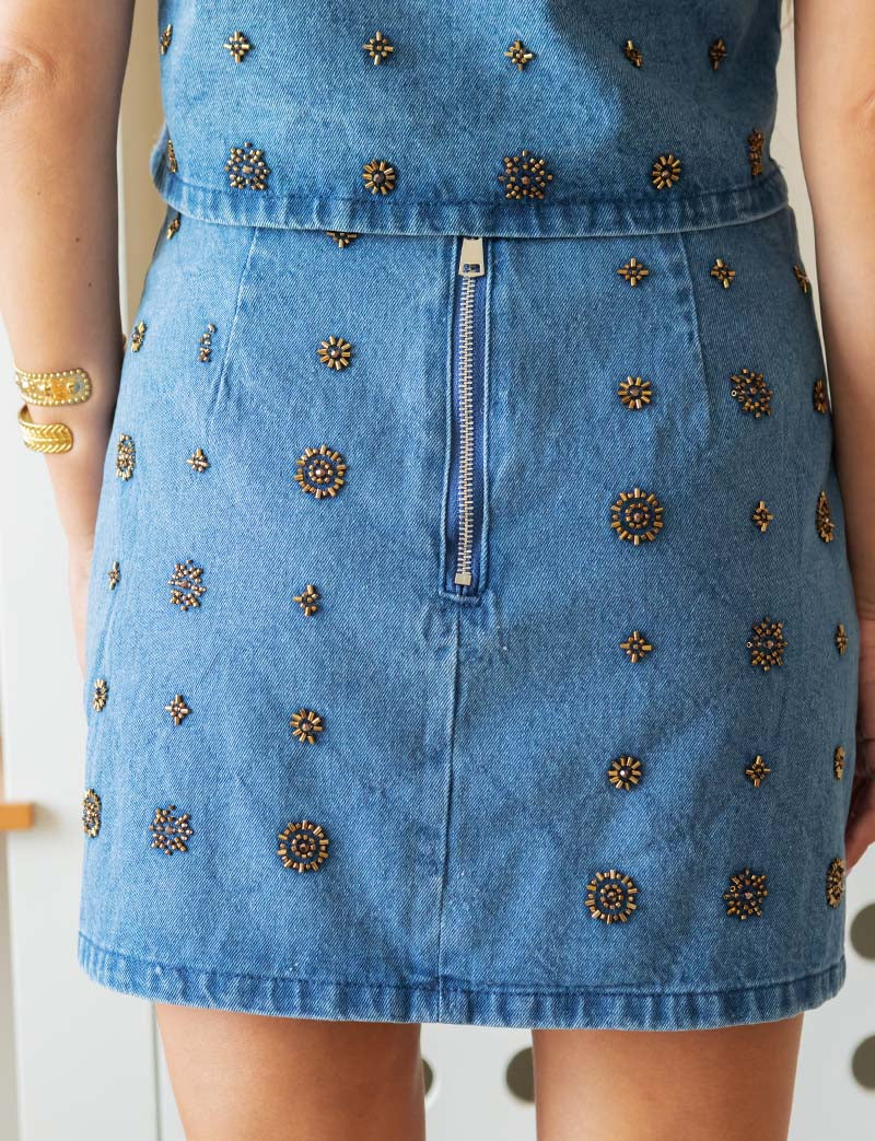 Blue Nista Skirt
