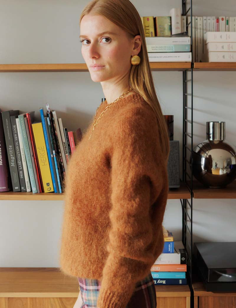 Edma rust sweater