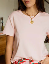 T-shirt rose Robb