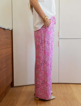 Pantalon rose bandana Vasco