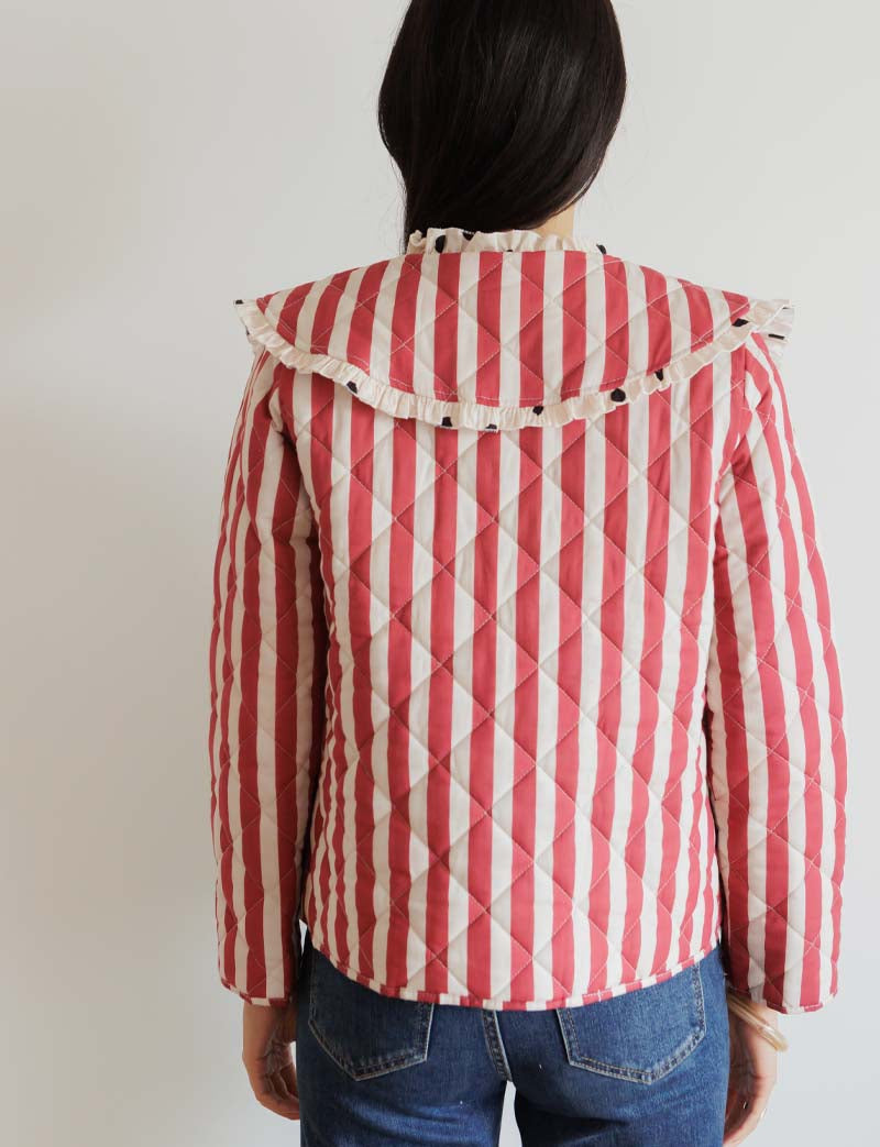 Lola striped & polka-dot jacket