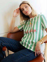Striped Café Plage T-shirt