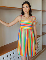 Elish Multicolored Striped Dress