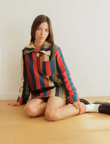 Robe à rayures multicolores Mavi