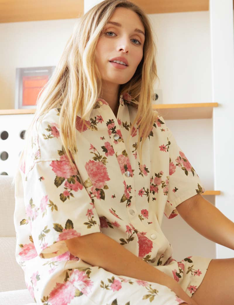 Off-white Marley floral romper