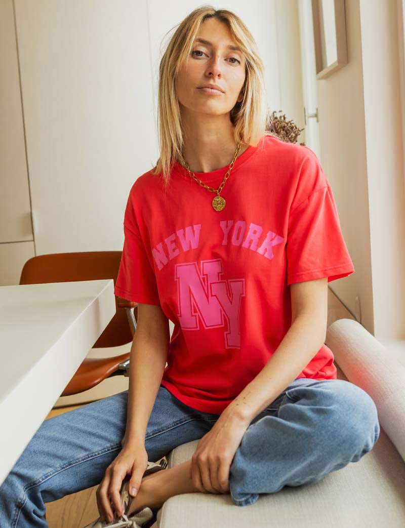 Red & Pink New York T-shirt