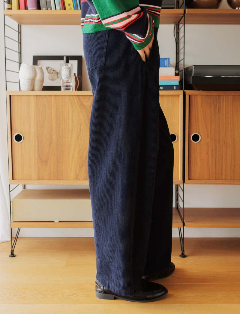 Navy Dylan trousers