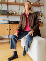 Trench marron Scott