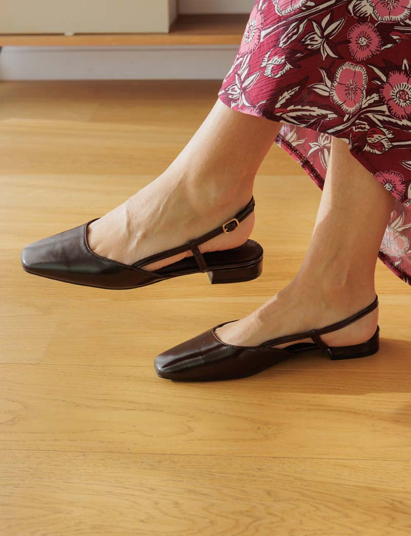 Brown ballet flats Lana