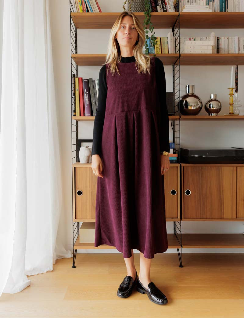 Robe bordeaux Jema