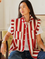 Drisa red-striped jacket