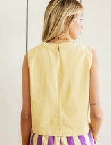 Yellow Barsa Top