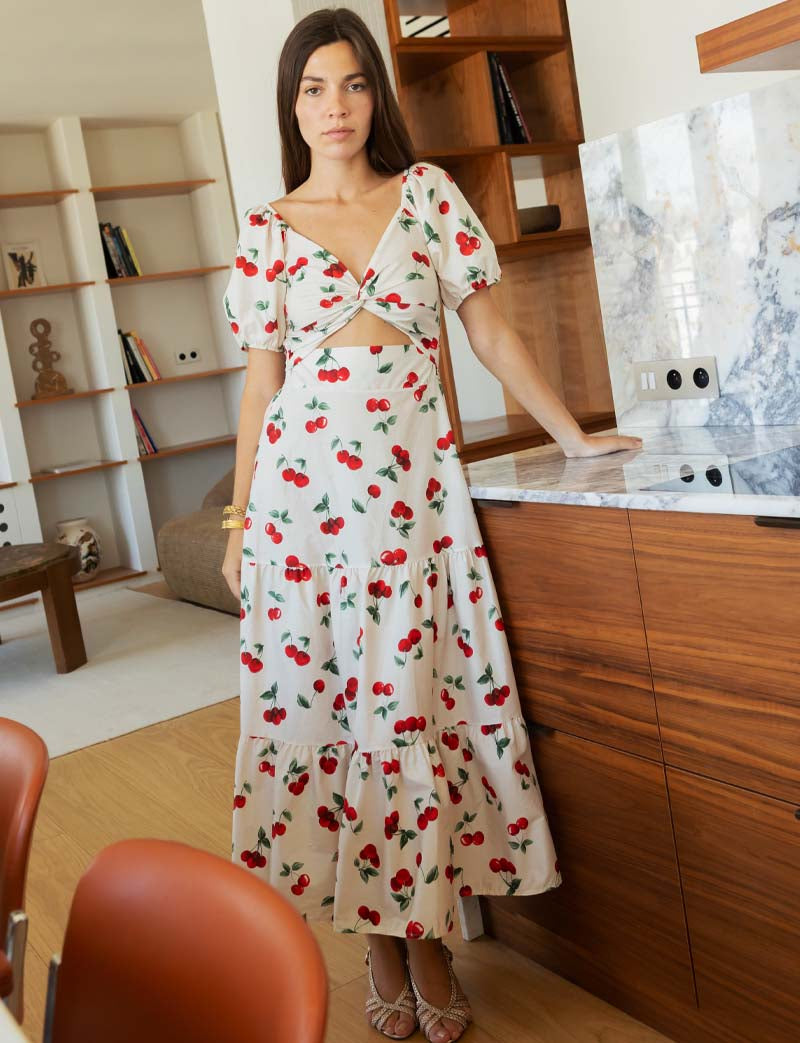 Robe cerises Estela