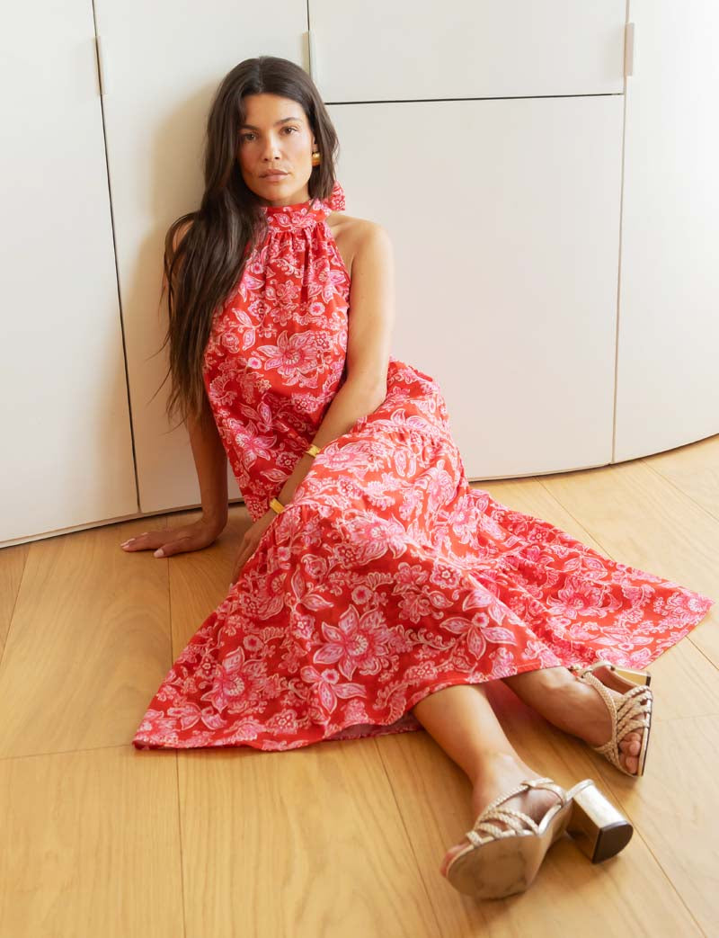 Red Sidy Robe