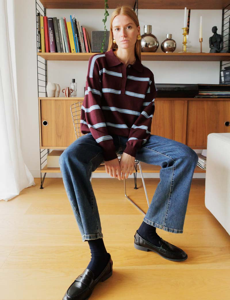 Joe burgundy sweater