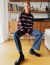 Joe burgundy sweater