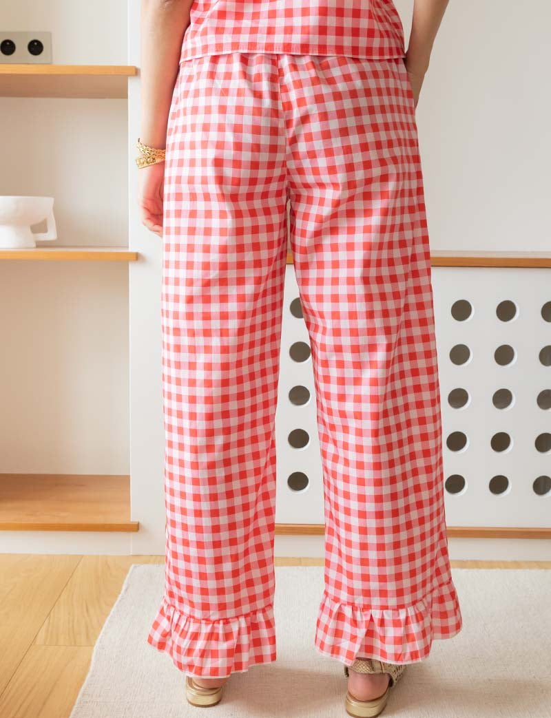 Red Gingham Pants Gasty