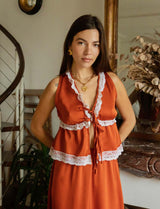 Top terracotta Kesia