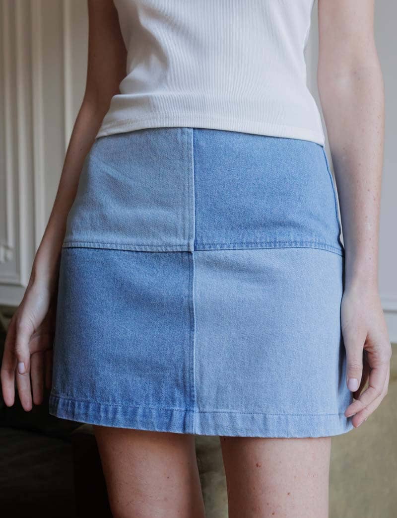 Frida denim skirt