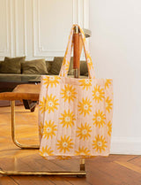 Bolsa écru y soles