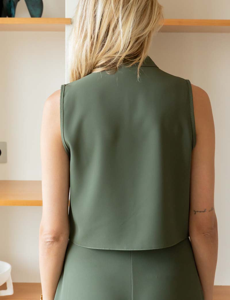 Luka olive top